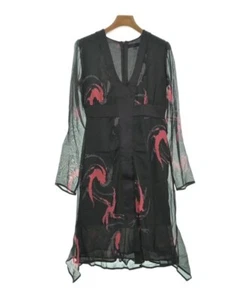 CoSTUME NATIONAL Dress BlackxRedxGray(Total pattern) 38(Approx. S) 2200503668136 - Picture 1 of 6