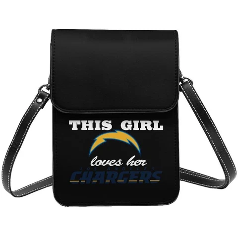 This Girl Loves Her San Diego Chargers Cell Phone Purse The Single Shoulder Bag Cover