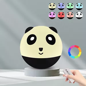 Mini Cute LED Lamp Baby Nursery Night Light Kids Baby Nursery 7-Color Changeable - Picture 1 of 7