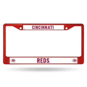 Cincinnati Reds Color Metal License Frame [NEW] MLB Auto Car Truck Plate Steel - Picture 1 of 1