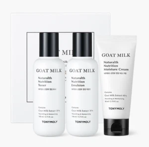 Tonymoly Naturalth Goat Milk Nutrition SkinCare 3pcs Set Nourishing & Moisturizi - Picture 1 of 9