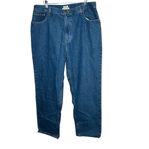 Jeans donna Ll Bean denim vestibilità rilassata taglia 18 blu - Foto 1 di 4