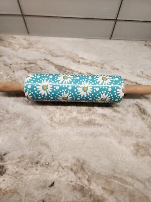 Rodillo floral Blue Daisy Pioneer mujer mercado de pulgas Foto 1 de 4