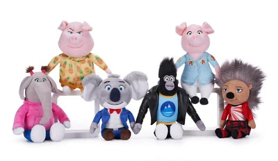 NEW OFFICIAL 12" SING 2 PLUSH SOFT TOY JOHNNY ROSITA MEENA BUSTER