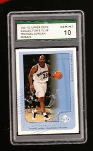 MICHAEL JORDAN 2001-02 UPPER DECK GRADED CARD GEM MINT 10 SPA SUPREME MARKETING  - Picture 1 of 2