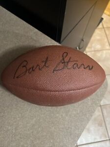 Bart Starr Green Bay Packers Signed Autographed Full Size Wilson NFL Football