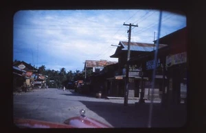 Vintage Film Slide 35mm 1958 Angeles Philippines Signs - Picture 1 of 1