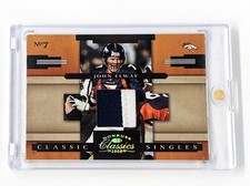 2008 Donruss Classics Classic Singles Jerseys Prime #3 John Elway /25 Broncos