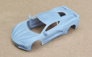 ABS-LIKE RESIN 3D PRINTED 1/43 2020 CHEVROLET CORVETTE C8 BODY - Picture 1 of 9