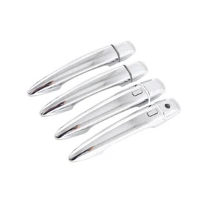 ABS Plastic Door Handle Cover Trim For Nissan Qashqai J12 2022 2023 Chrome - Picture 1 of 6
