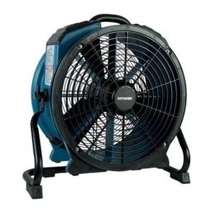 XPOWER Blower Fans 9.8"x22.5" Acrylonitrile Butadien Styrene Standalone Blue - Picture 1 of 9