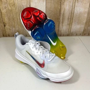 NIKE Force Zoom Trout 9 Pro Men's Metal Baseball Cleats FB2907-106 White SIZE 9 - Picture 1 of 10