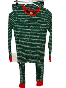 NWT sz 14 Boy girl Lego Collection top bottom set Christmas stacked brick pajama - Picture 1 of 5