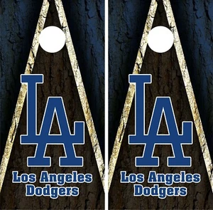 Envoltura de vinilo Cornhole Board de Los Angeles Dodgers - calcomanía adhesiva VZ489 - Imagen 1 de 2