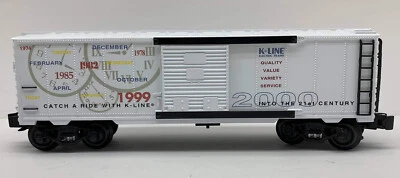 K-Line Trains Box Car K641-7404 1999 Holiday Classic O Gauge - Image 1 of 4