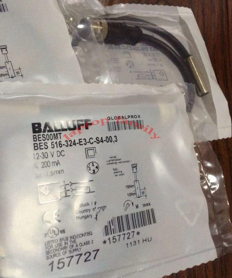 1PC NEW BALLUFF BES 516-324-E3-C-S4-00,3 Proximity Switch ZS - Image 1 of 3