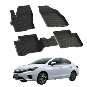 Alfombrillas para Honda City 7 2021-2025 | Alfombrillas Premium negras  - Imagen 1 de 7