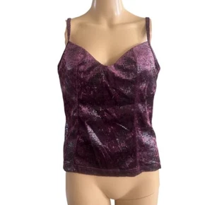 Secret Treasures Cami Women 38C Purple Animal Print Nightie NWT - Picture 1 of 4