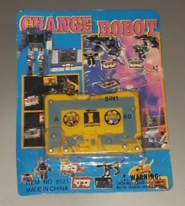 Transformers Ko Cassette 5iN1 Steeljaw - Robotic GTransfrom Cassette Vintage G1 - Picture 1 of 2
