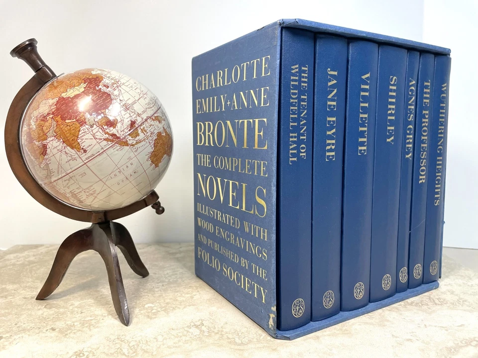 Charlotte,  Emily + Anne Brontë The Complete Novels- Illustrated - Folio Society Foto 1 de 4