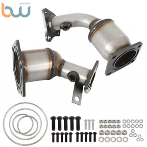 Pair Left+Right Catalytic Converters Direct Fit For Nissan Murano 3.5L 2009-2019 - Picture 1 of 14
