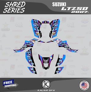 Graphics Kit for SUZUKI LTZ50 LT 50 16 MIL 2007+ Shred-magenta - Bild 1 von 6