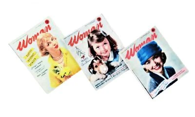 Bambole Casa 1950's Donna Riviste 1:12 Miniatura Raccolte Accessori di Negozio - Immagine 1 di 4