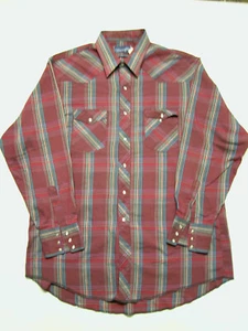 Maglietta Wrangler 18X36 Western Rodeo XLong Code Multicolore Quadri Perla Scatti LS - Foto 1 di 8