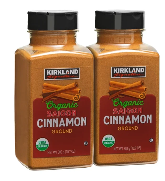 Kirkland Signature Organic Ground Saigon Cinnamon 2 Ct X 10.7 Oz Each