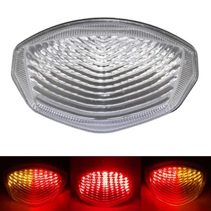 Clear E-Mark Led Integrated Tail Turn Signal Light For SUZUKI GSXR1000 2007-2008 - Picture 1 of 8