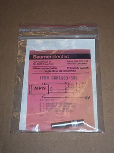 New Baumer IFRM 06N1503/S9L 10-30v Proximity Switch - Picture 1 of 1
