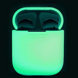 Guscio silicone per Apple AirPods 2016 LUMINOSO FLUORESCENTE custodia protezione - Afbeelding 1 van 4
