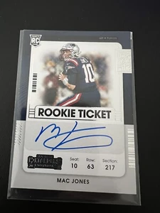 2021 Contenders - Mac Jones - Rookie Ticket - #109 - On-Card Auto - Patriots RC - Picture 1 of 6