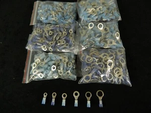 600 PK CONECTORES DE ANILLO DE NYLON CALIBRE 14-16 100 PIEZAS CADA UNO #6 #8 #10 1/4 5/16 3/8 - Imagen 1 de 4
