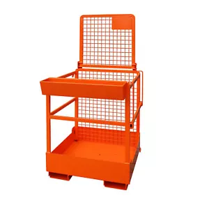 Arbeitskorb Frontstapler TL 245 kg - Werkzeugablage - 1 Person - Orange - Bühne - Bild 1 von 3