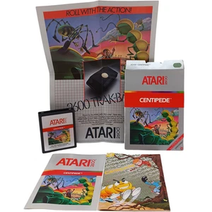 Atari 2600 Centipede Spiel mit Box, Handbuch, Comic Trakbal Poster - komplett 1982 - Bild 1 von 7