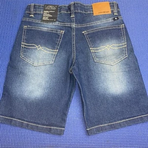 NWT Lucky Brand Classic Straight Stretch Slim Fit Jean Shorts Boys 10 - Picture 1 of 7