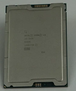 Prise Xeon W5-3425 Srm35 12 cœurs 30 m cache 3,2 GHz fréquence de base Fc-lga4677 - Photo 1/1