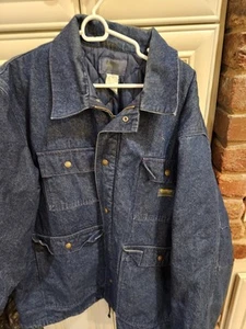Chaqueta Denim OshKosh Bgosh De Colección Acolchada Forrada Para Hombre Talla XL/46 Larga Hecha en EE. UU. - Imagen 1 de 15