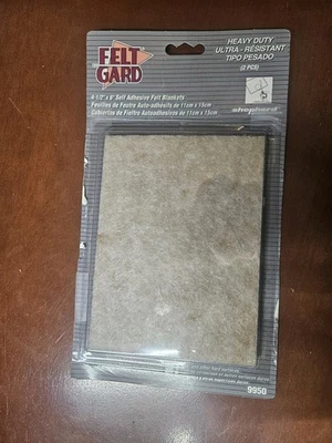 Felt Gard by Shepherd Self Adhesive Felt Pads - 4-1/2 by 6 inch  2 pads included - Image 1 of 3