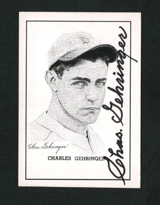 1950 Callahan Autographed – Charlie Gehringer JSA   - Image 1 of 3