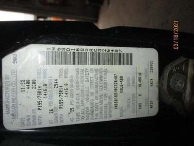 Steering Gear/Rack Manual Steering Fits 91-97 NISSAN PICKUP 476533 - Image 1 of 4