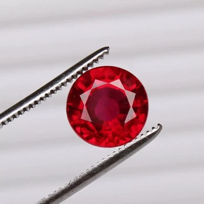 Red Ruby Blood 5.80 Ct. Round Cut Mozambique Amazing RARE Loose Gemstone - Image 1 of 4