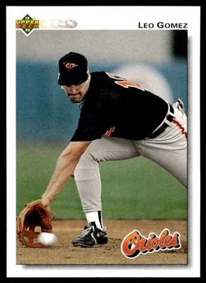 1992 Upper Deck Leo Gomez Baltimore Orioles #161 - Image 1 of 2