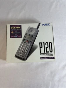 VTG 1995 NEC P120 Portable Cellular Mobile Phone Completed No Sim - Picture 1 of 6