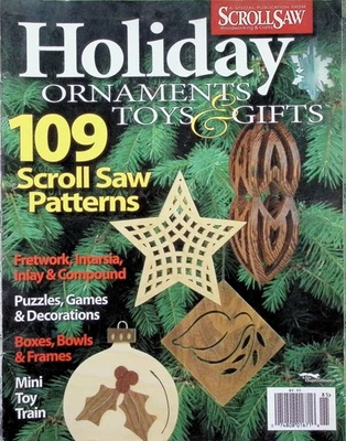 Scroll Saw Holiday Ornaments & Toys Pattern Magazine - Image 1 of 4