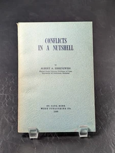 Conflicts In A Nutshell By Albert A. Ehrenzweig 1965 Vintage Law School Book - Bild 1 von 9