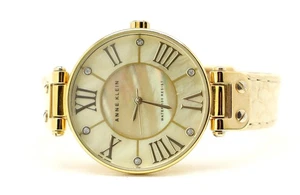 Reloj Anne Klein AK/1012 madreperla esfera correa de cuero para mujer NECESITA batería - Imagen 1 de 6