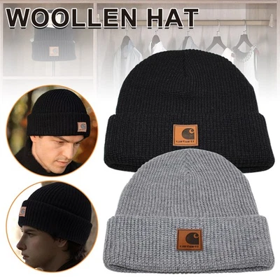 CARHARTT Unisex *Carhart Beanie Hat Acrylic Winter Pull On Closure Knit Cap Soft Knit GL1