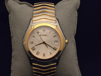 Ebel Classic Wave E1187F41 - 18k Yellow Gold & Steel Swiss Quartz Men's Watch - Image 1 of 4